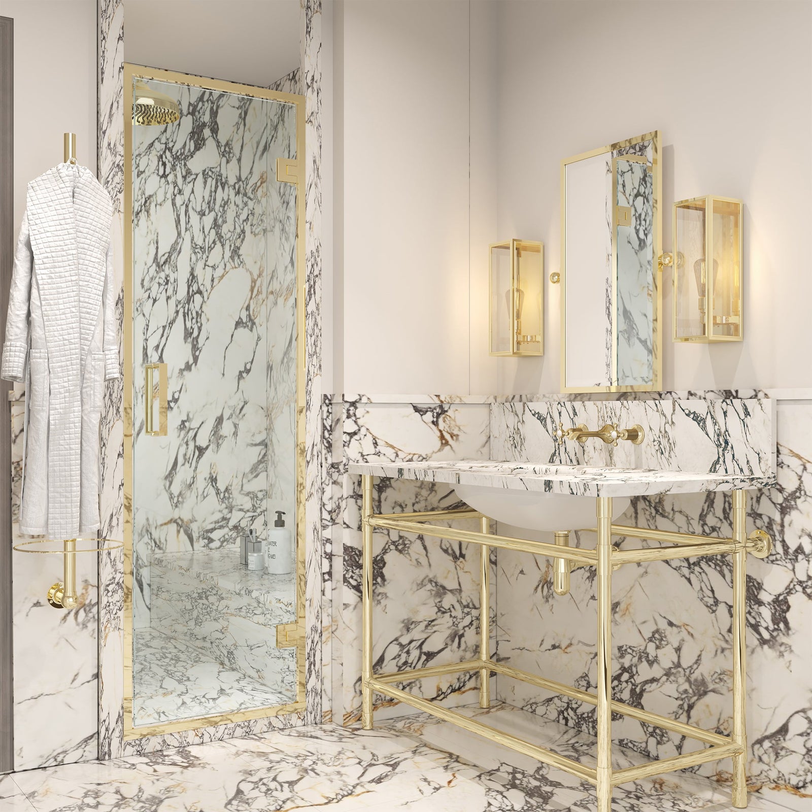 Recessed Shower Doors - Rutland London (UAE)