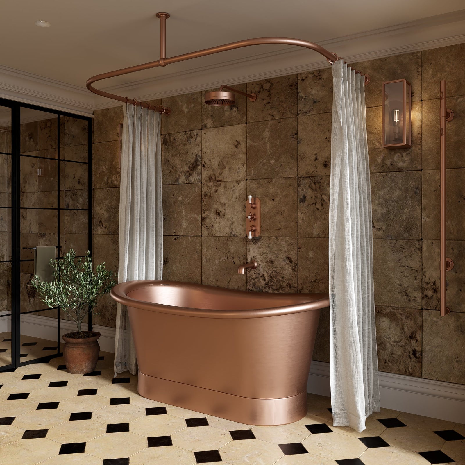 Brass & Copper Baths - Rutland London (UAE)