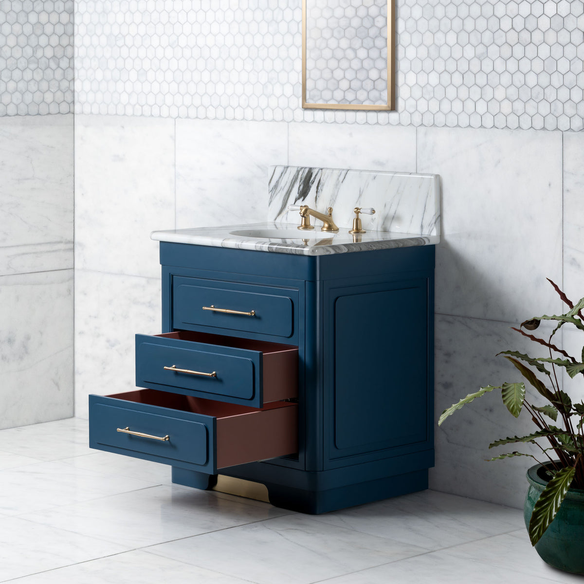 Providence Vanity Suite (Inc. Marble Top, Upstand & Basin) - Rutland London (UAE)