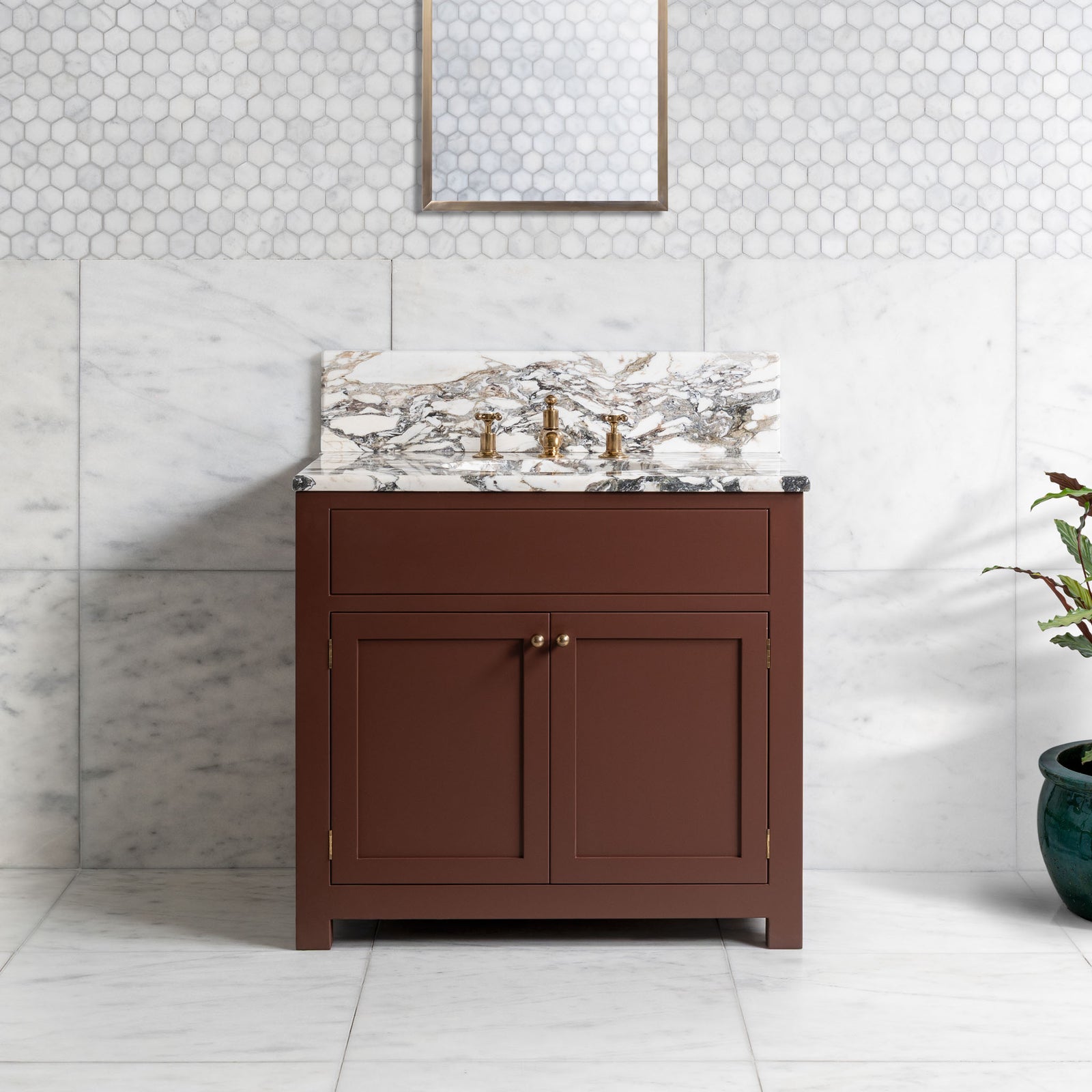 Onslow Vanity Suite (Inc. Marble Top, Upstand & Basin) - Rutland London (UAE)