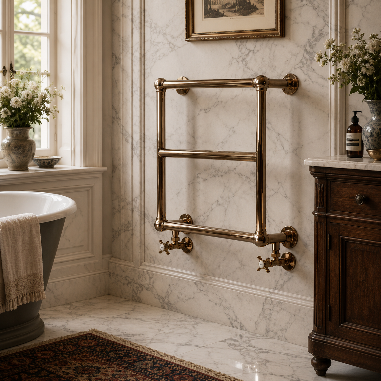 Arlington Heated Towel Rail - Rutland London (UAE)