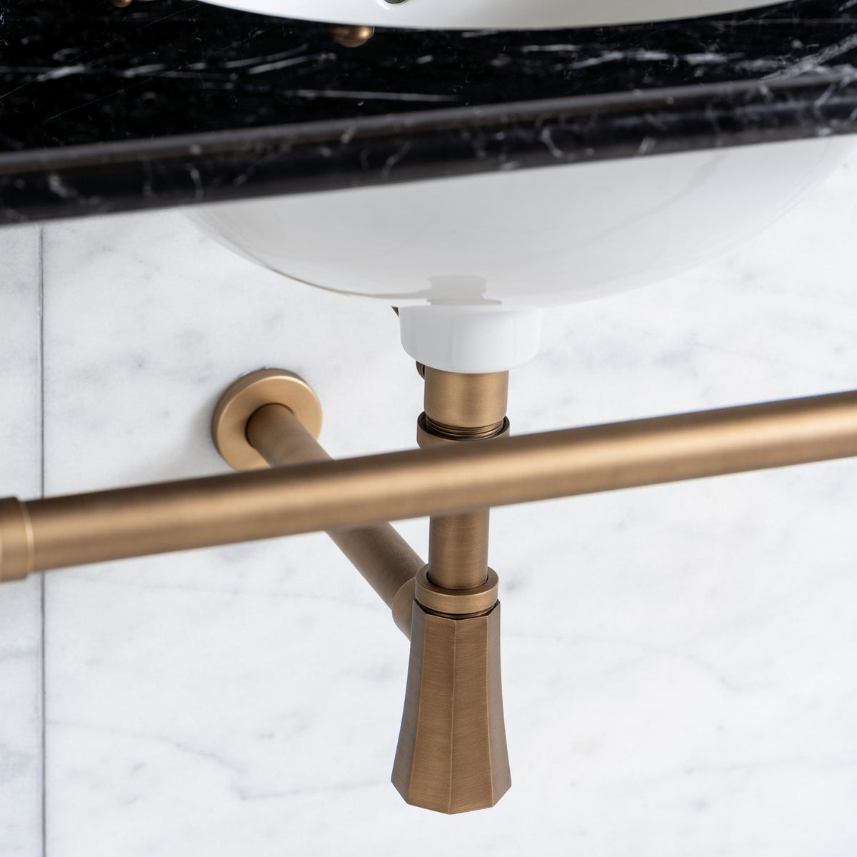 Bloomsbury Double Vanity Suite (Inc. Marble Top, Upstand & Basins) - Rutland London (UAE)