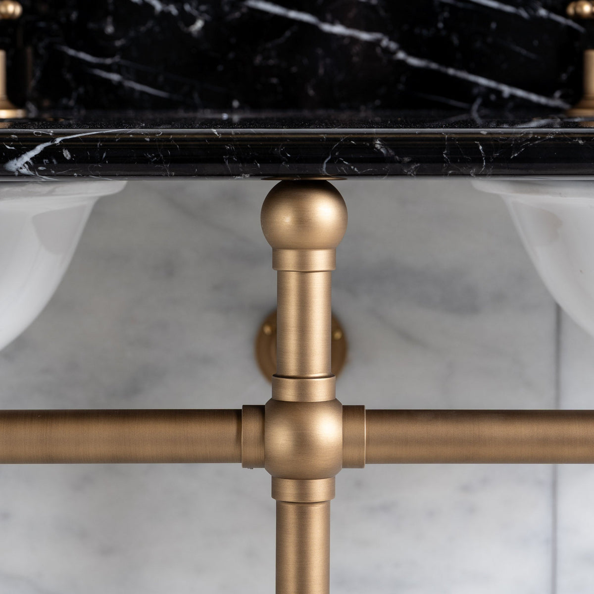 Bloomsbury Double Vanity Suite (Inc. Marble Top, Upstand & Basins) - Rutland London (UAE)