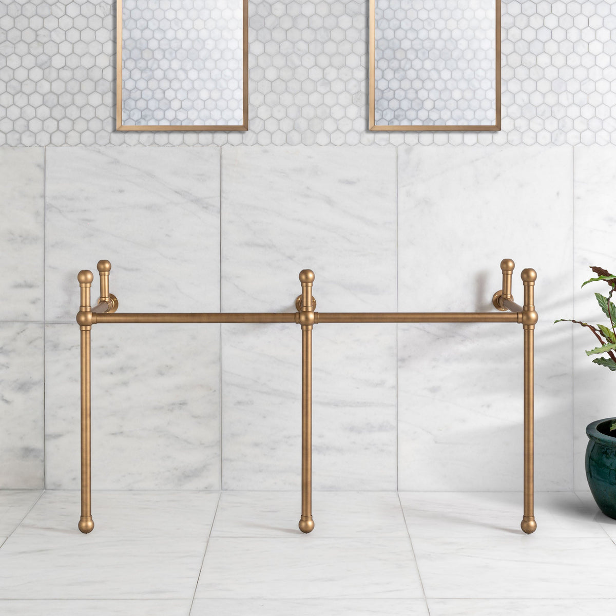 Bloomsbury Double Vanity Stand (Stand Only - No Top, Upstand or Basins) - Rutland London (UAE)