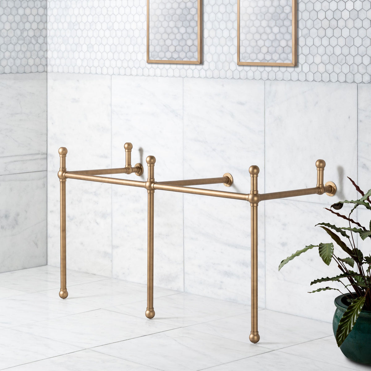 Bloomsbury Double Vanity Stand (Stand Only - No Top, Upstand or Basins) - Rutland London (UAE)
