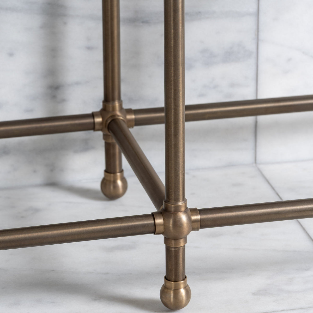 Regent Double Vanity Suite (Inc. Marble Top, Upstand & Basins) - Rutland London (UAE)