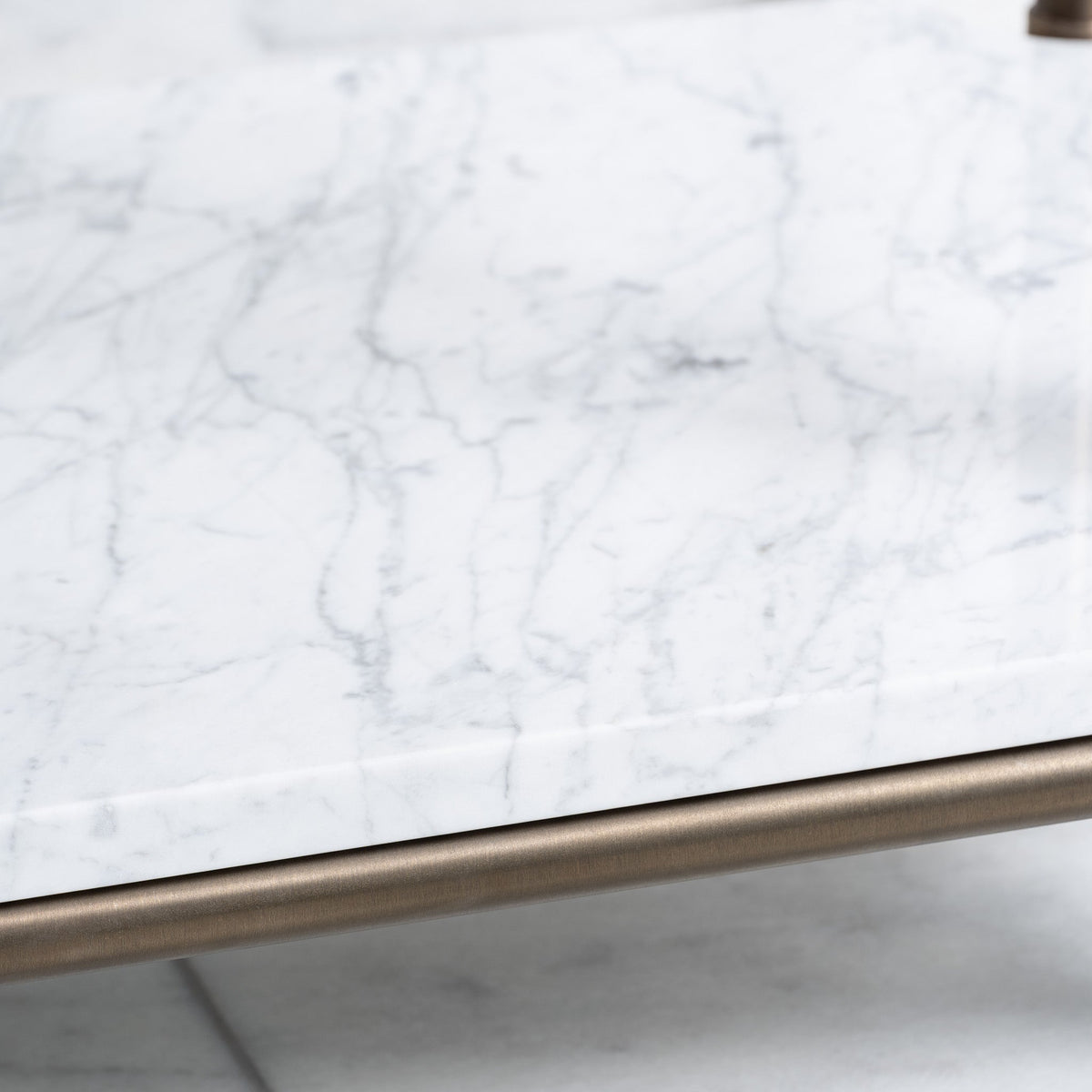 Ravenscourt Double Vanity Suite (Inc. Marble Top, Upstand, Shelf & Basins) - Rutland London (UAE)