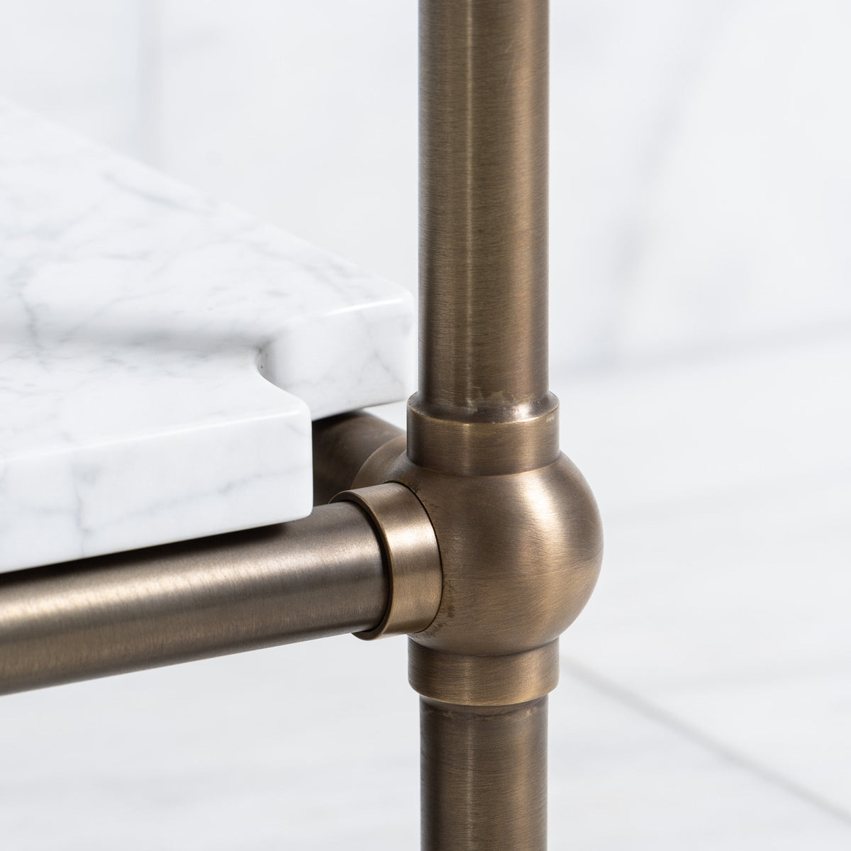 Ravenscourt Double Vanity Suite (Inc. Marble Top, Upstand, Shelf & Basins) - Rutland London (UAE)