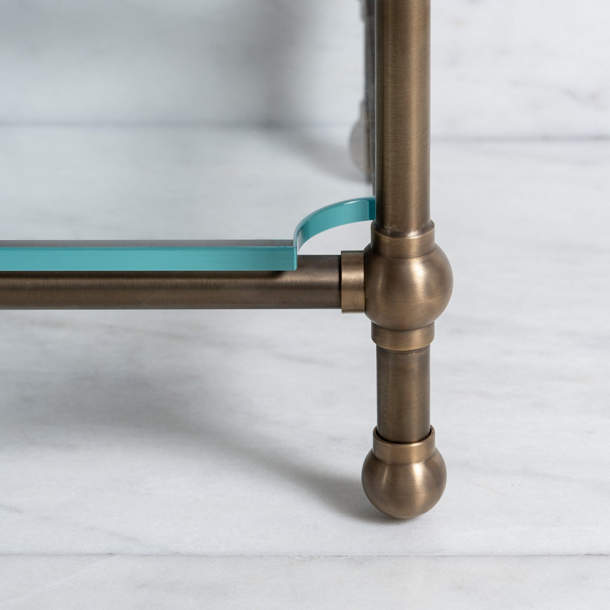 Colville Double Vanity Suite (Inc. Marble Top, Upstand, Glass Shelf & Basins) - Rutland London (UAE)