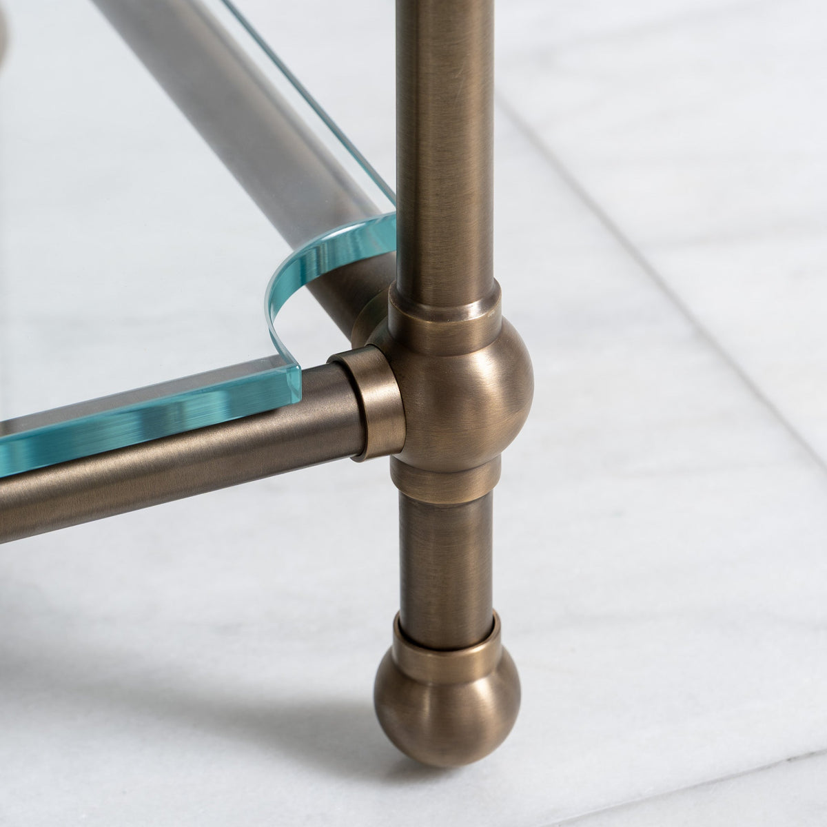 Colville Double Vanity Suite (Inc. Marble Top, Upstand, Glass Shelf & Basins) - Rutland London (UAE)