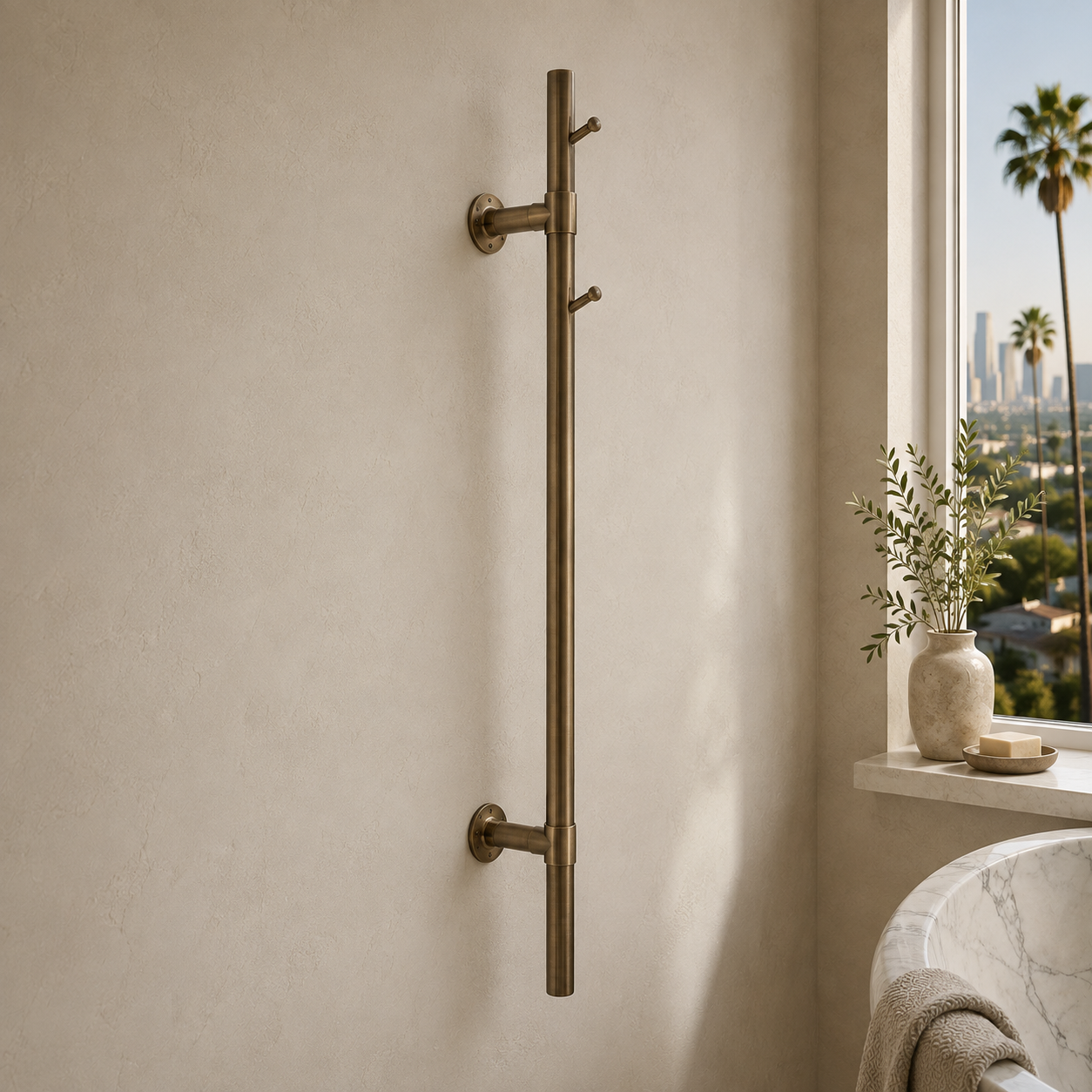 Edwardes Concealed Hot Tree Heated Towel Rail - Rutland London (UAE)