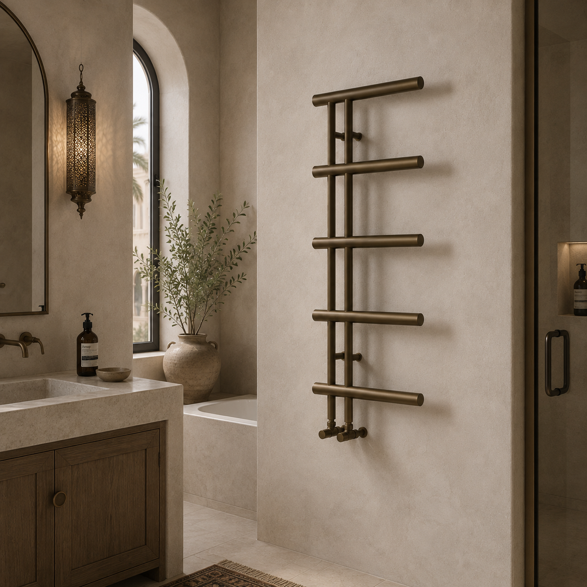 Finsbury Heated Towel Rail - Rutland London (UAE)