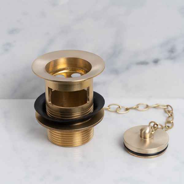 Granville Slotted Basin Waste, Plug & Chain - Rutland London (UAE)