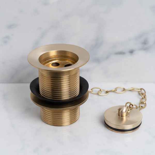 Granville Unslotted Basin Waste, Plug & Chain - Rutland London (UAE)