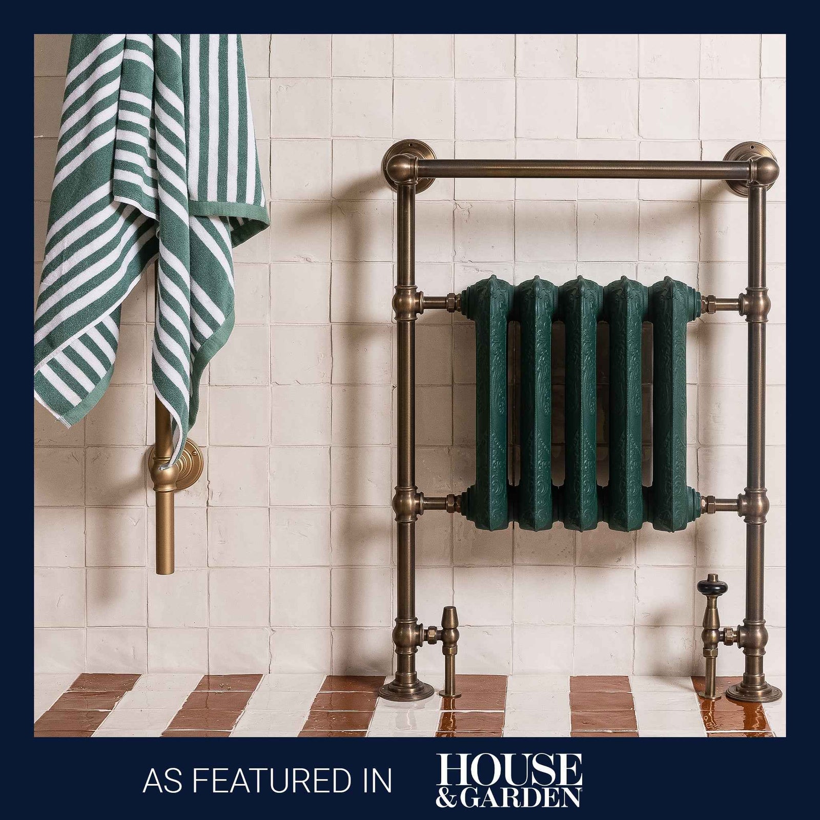 Peabody Heated Towel Rail (Inc. Cast Iron Radiator) - Rutland London (UAE)