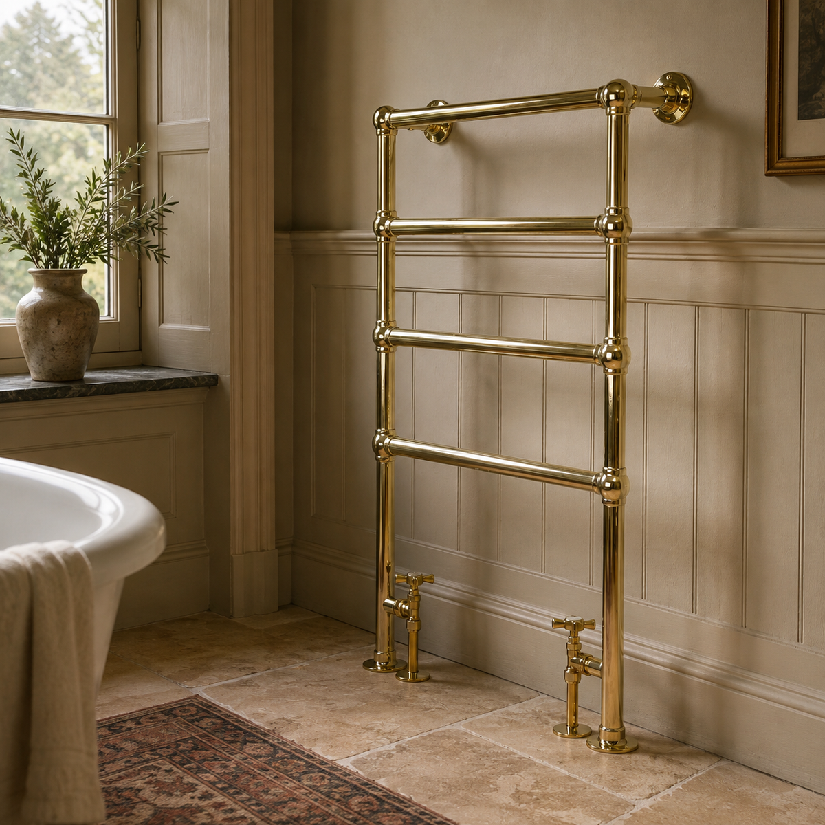 Hoxton Heated Towel Rail - Rutland London (UAE)