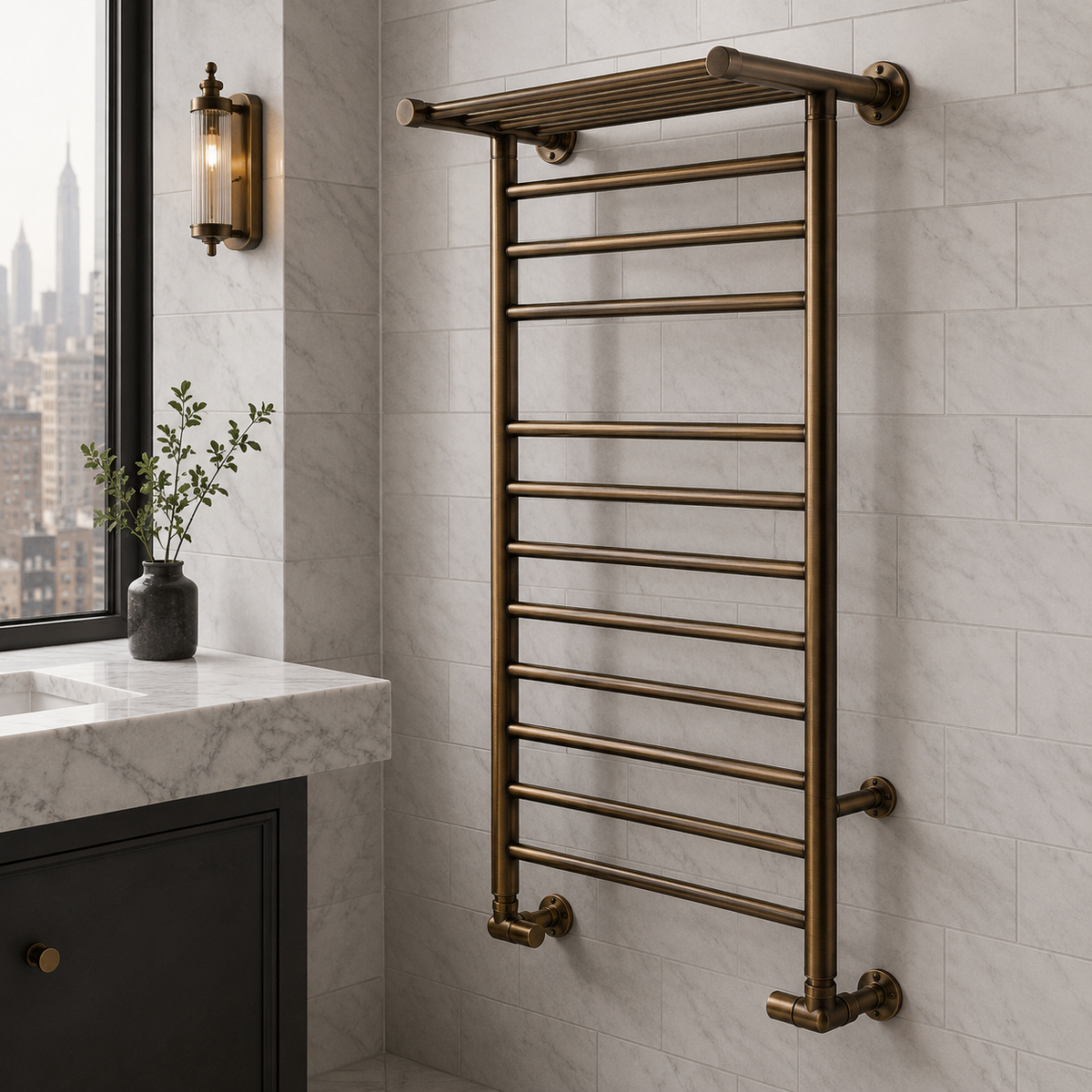 Millennium Heated Towel Rail - Rutland London (UAE)