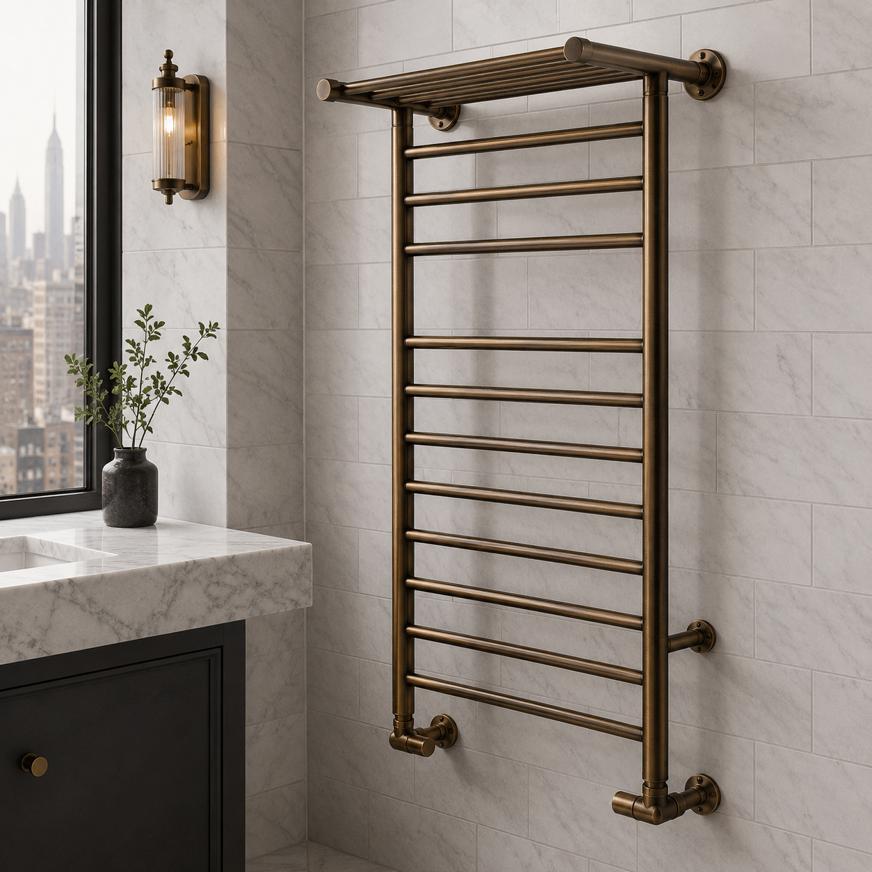 Millennium Heated Towel Rail - Rutland London (UAE)