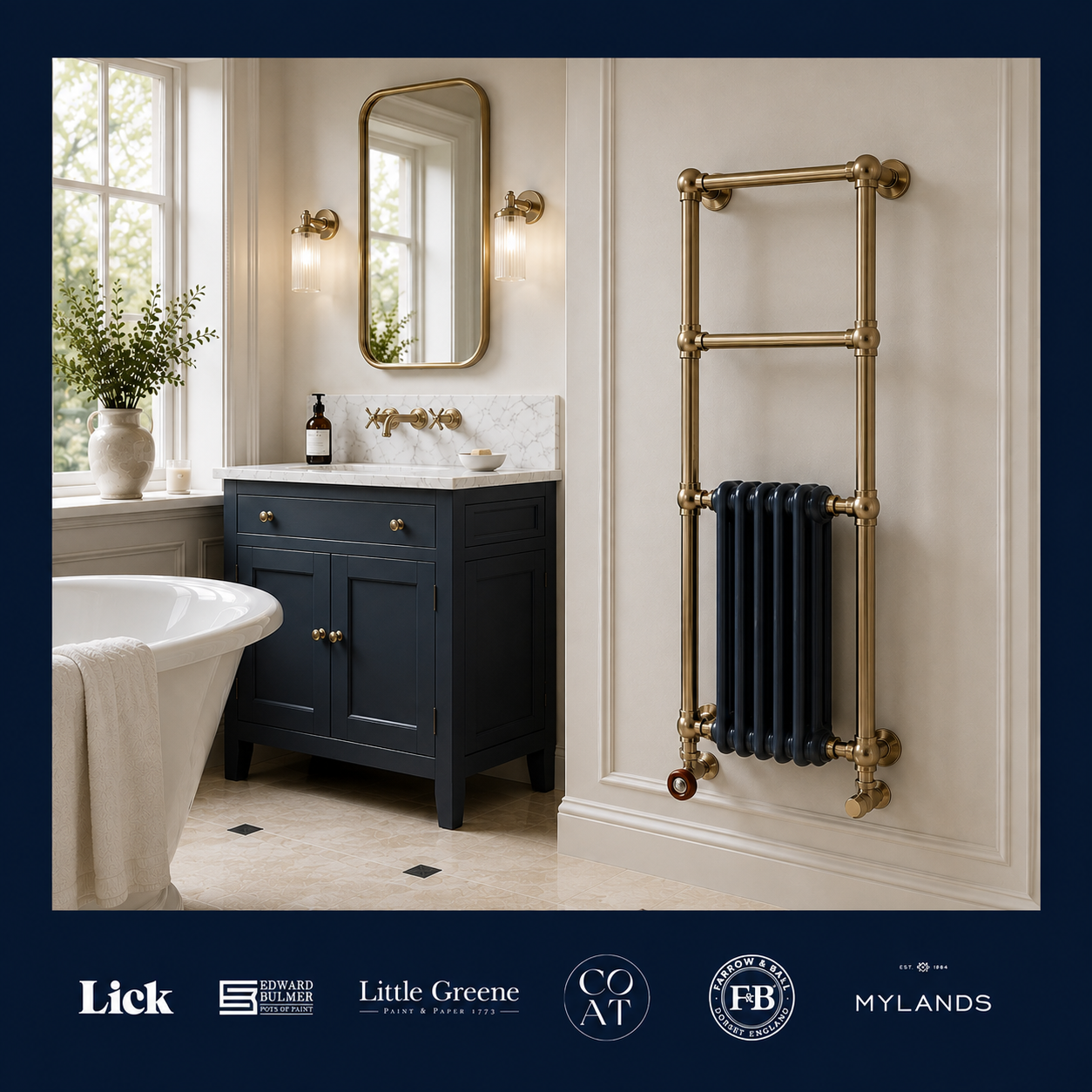 Parker Heated Towel Rail - Rutland London (UAE)