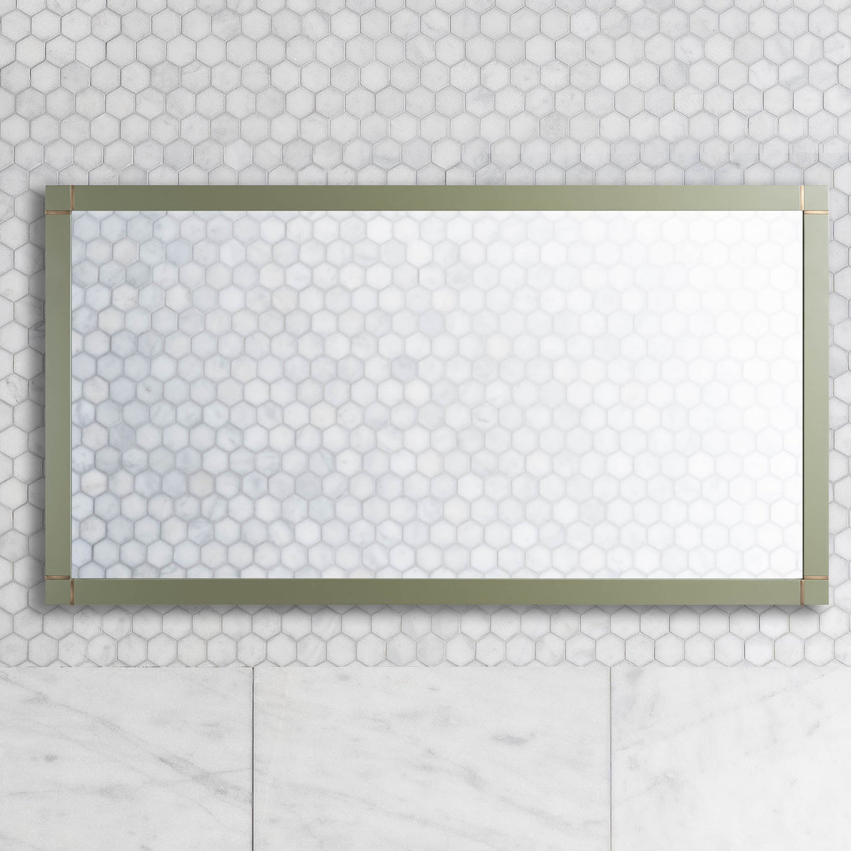 Rugby Painted Bathroom Mirror - Rutland London (UAE)