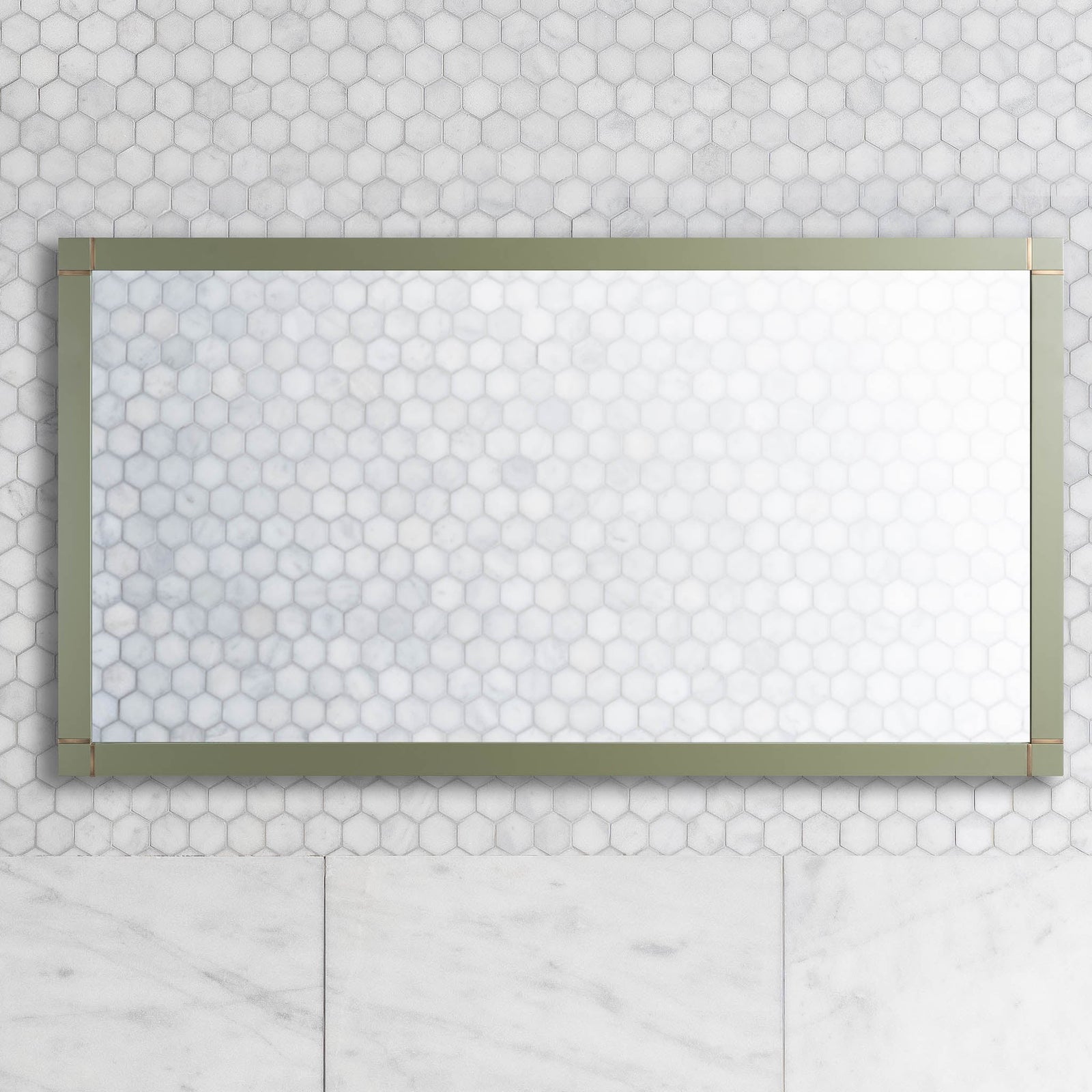 Rugby Painted Bathroom Mirror - Rutland London (UAE)
