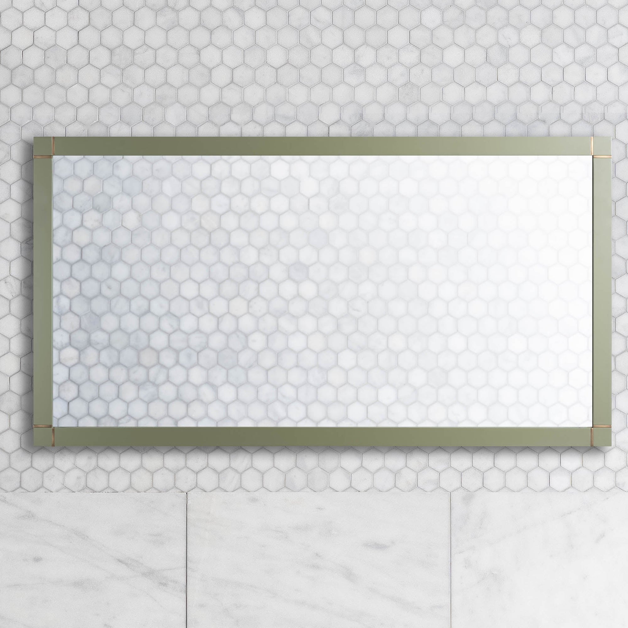Rugby Painted Bathroom Mirror - Rutland London (UAE)