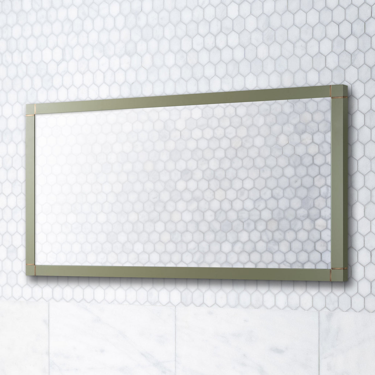 Rugby Painted Bathroom Mirror - Rutland London (UAE)