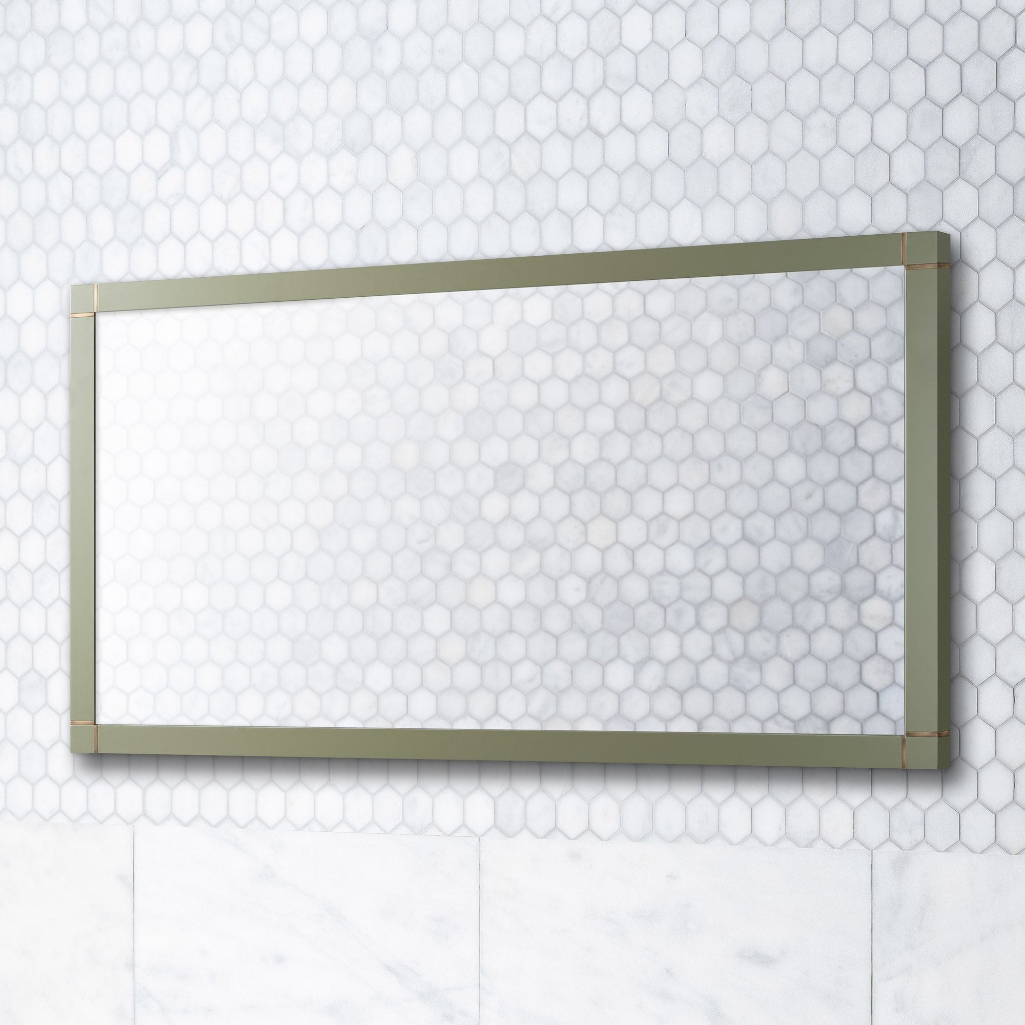 Rugby Painted Bathroom Mirror - Rutland London (UAE)