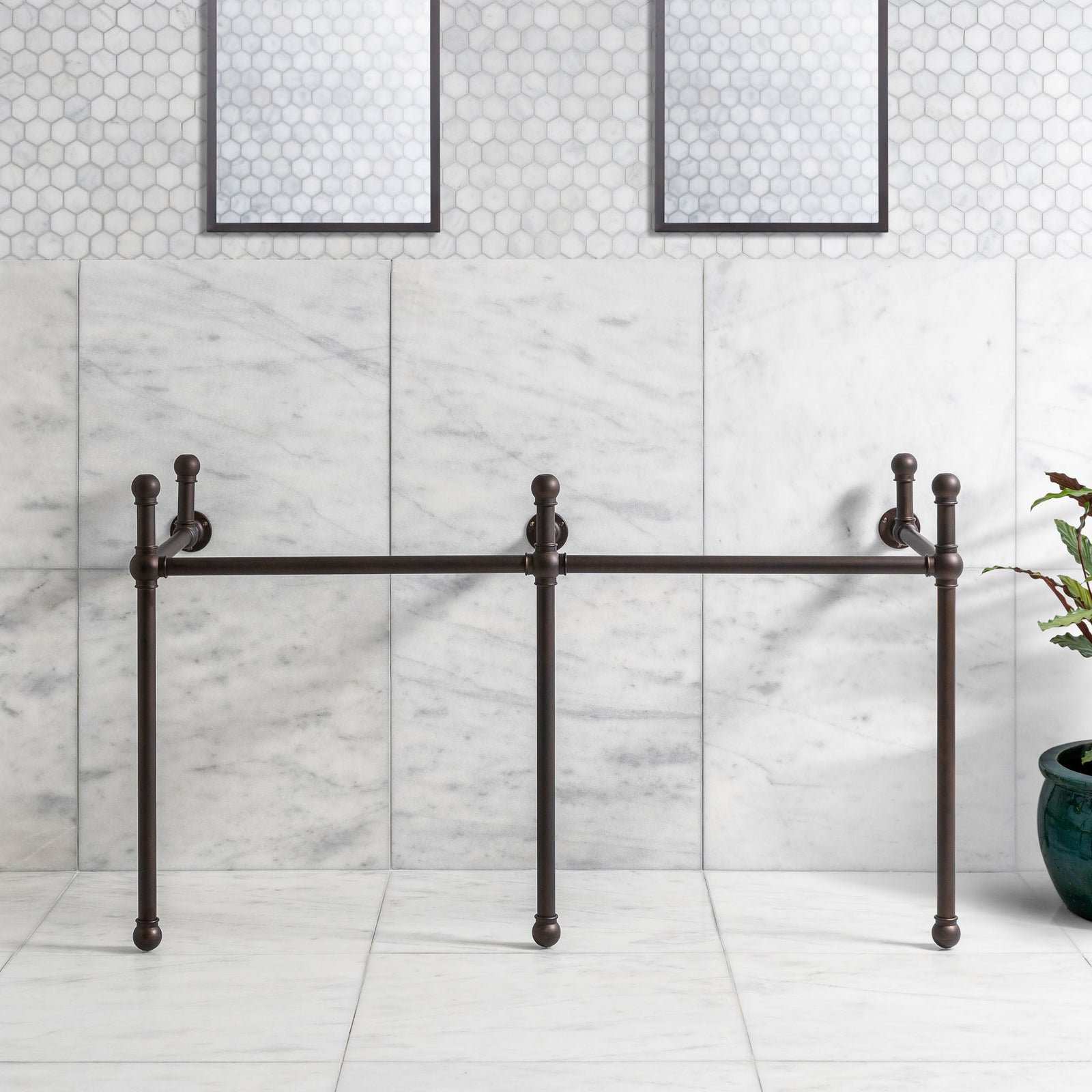 Reliance Double Vanity Stand (Stand Only - No Top, Upstand or Basins) - Rutland London (UAE)