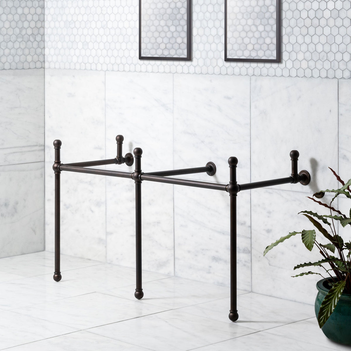 Reliance Double Vanity Stand (Stand Only - No Top, Upstand or Basins) - Rutland London (UAE)