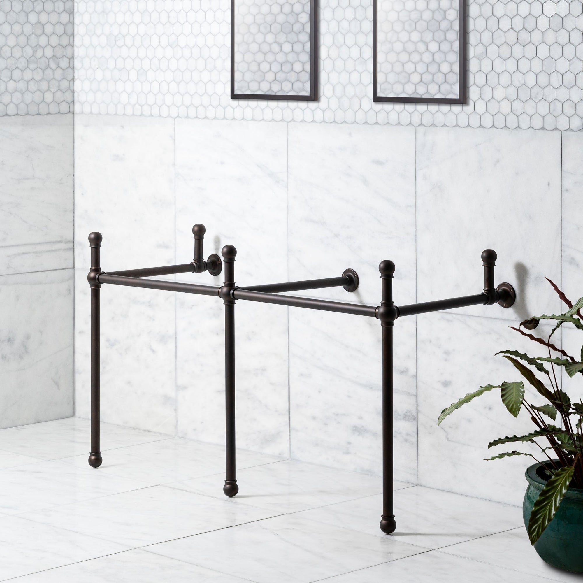 Reliance Double Vanity Stand (Stand Only - No Top, Upstand or Basins) - Rutland London (UAE)