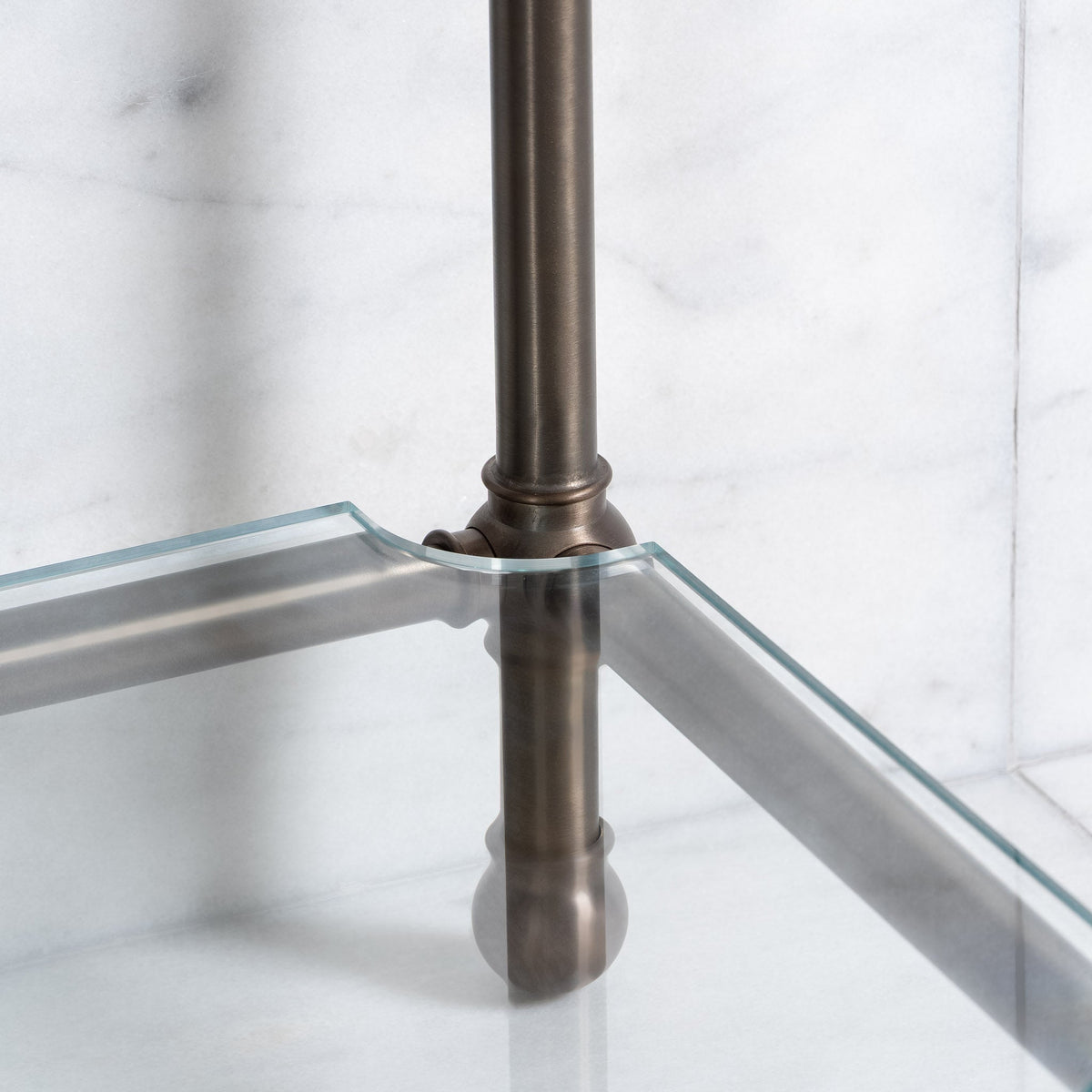 Coleridge Double Vanity Suite (Inc. Marble Top, Upstand, Glass Shelf & Basins)