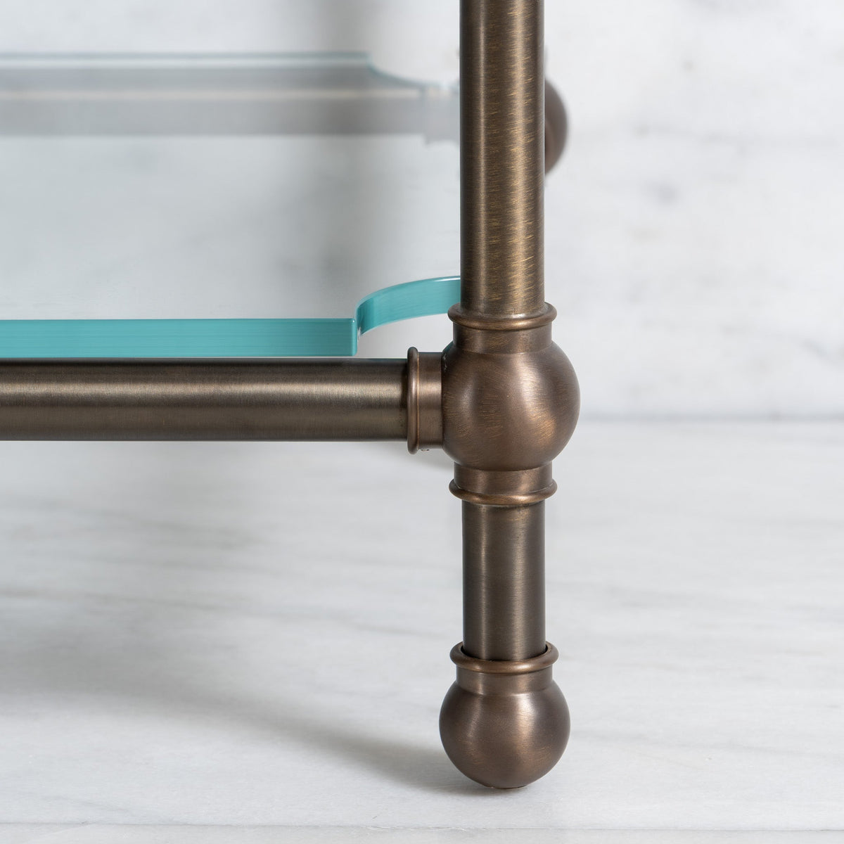 Coleridge Double Vanity Suite (Inc. Marble Top, Upstand, Glass Shelf & Basins)