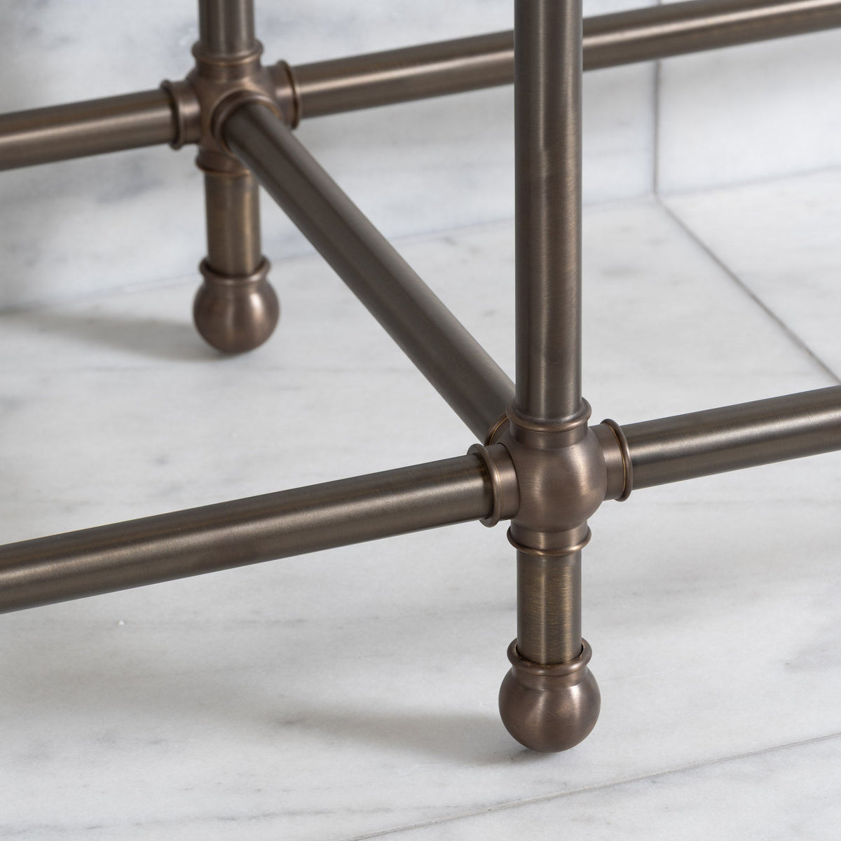 Lloyd Double Vanity Stand (Stand Only - No Top, Upstand or Basins) - Rutland London (UAE)