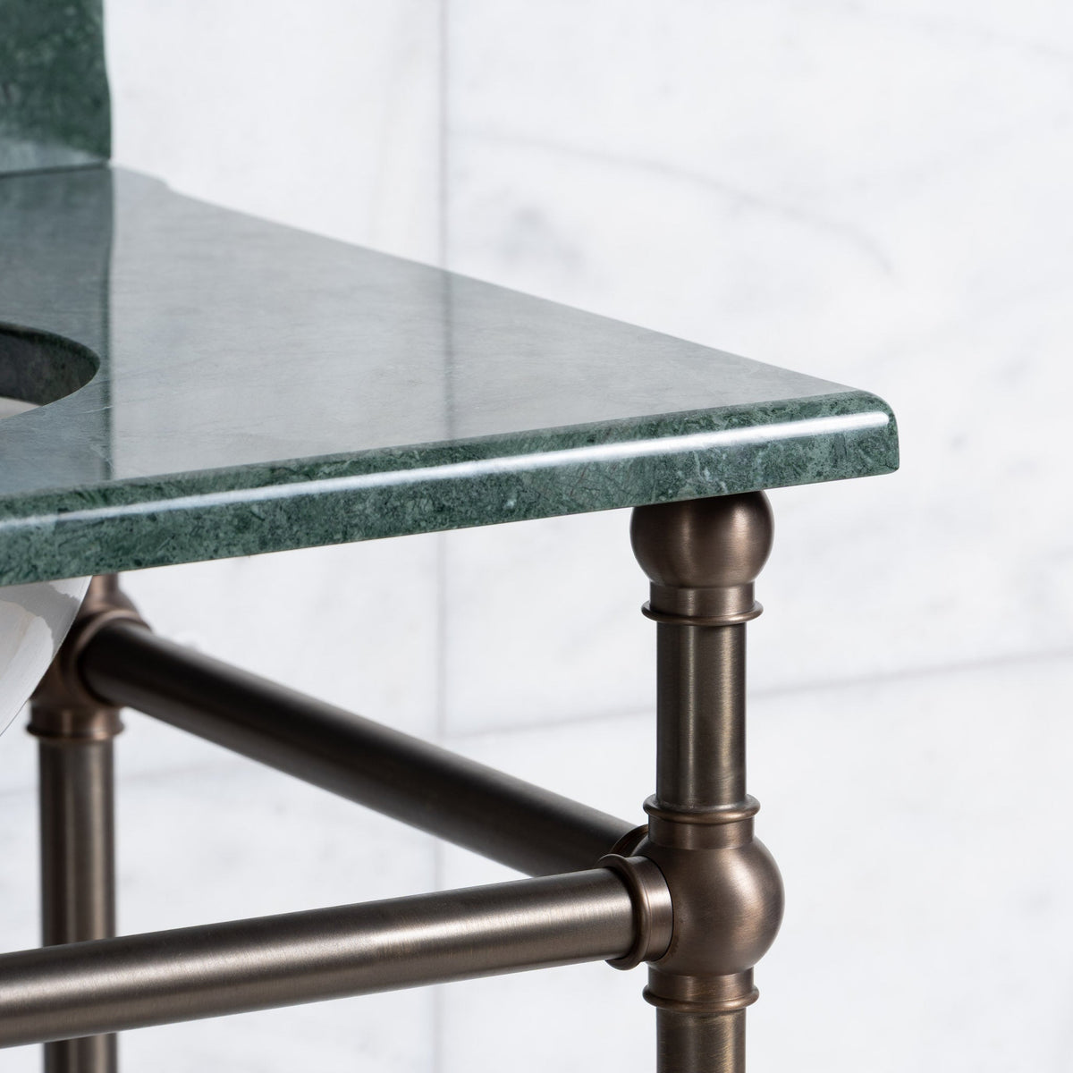 Lloyd Double Vanity Suite (Inc. Marble Top, Upstand & Basins) - Rutland London (UAE)