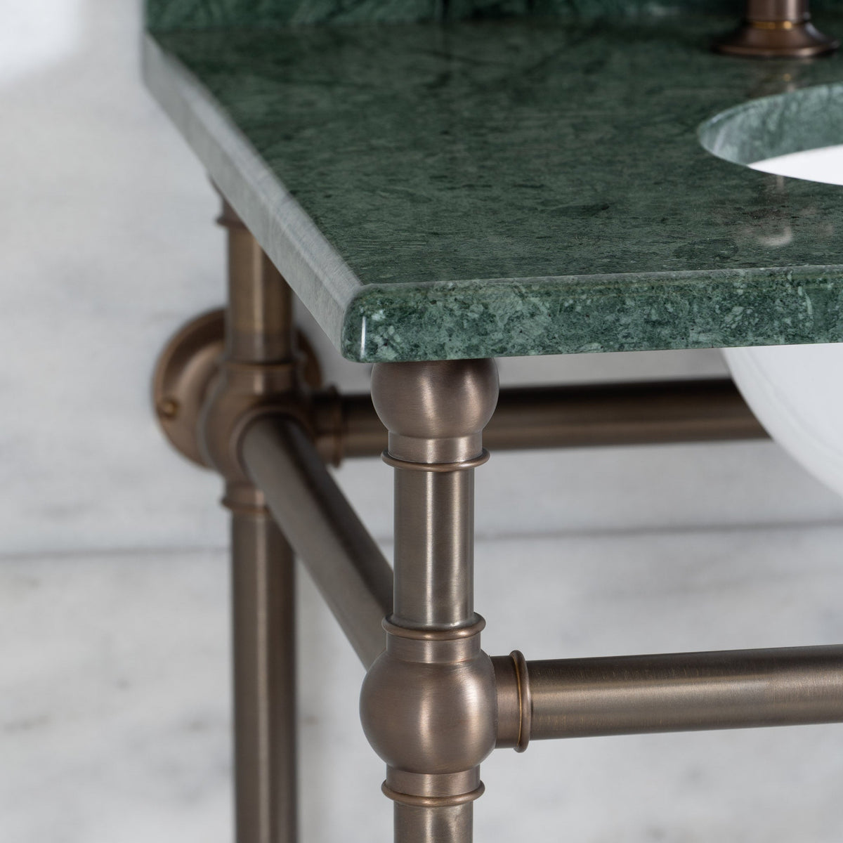 Lloyd Double Vanity Suite (Inc. Marble Top, Upstand & Basins) - Rutland London (UAE)