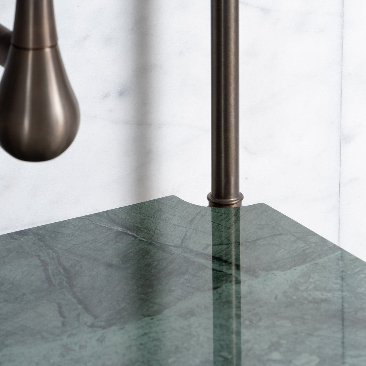 Nevern Double Vanity Suite (Inc. Marble Top, Upstand, Shelf & Basins) - Rutland London (UAE)