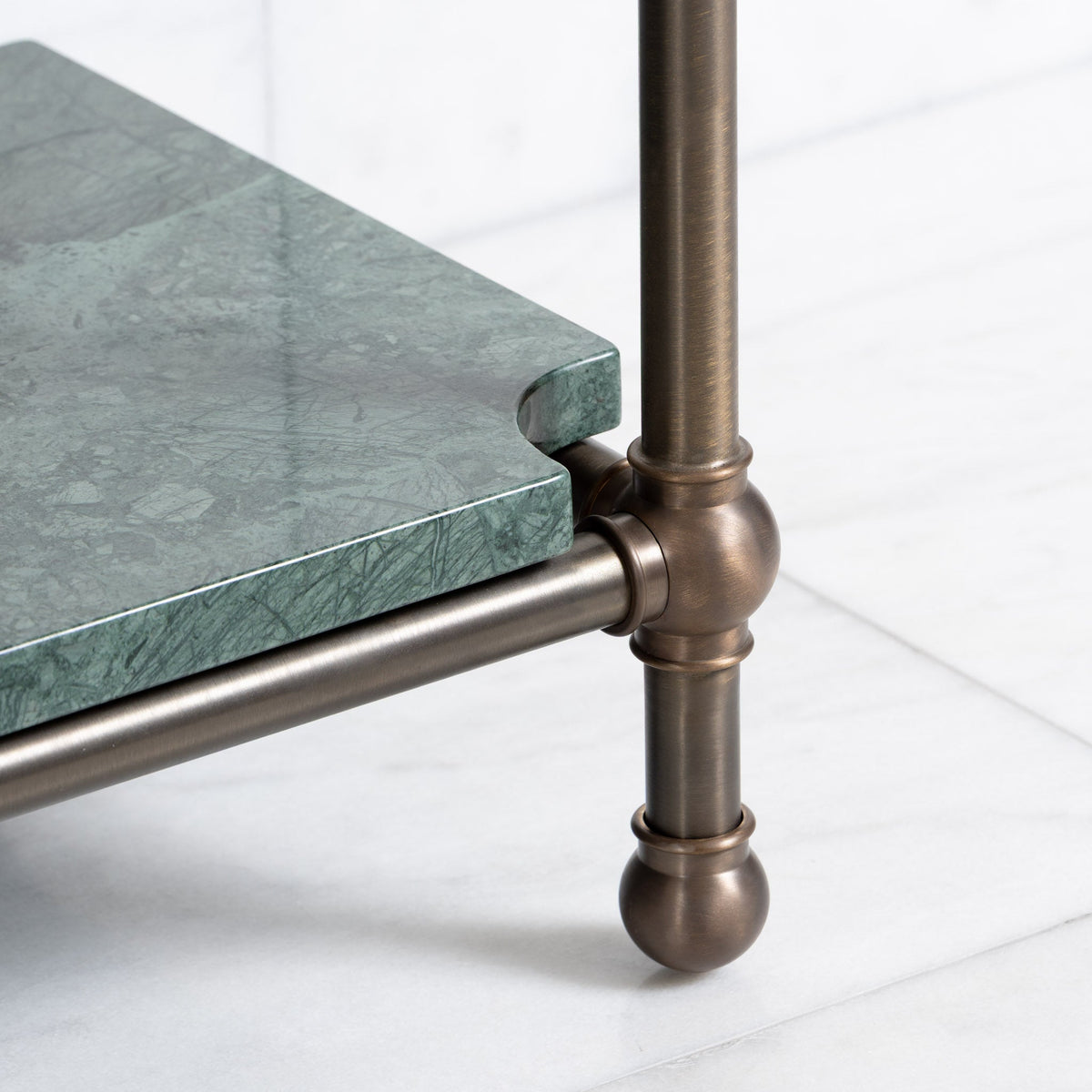 Nevern Double Vanity Suite (Inc. Marble Top, Upstand, Shelf & Basins) - Rutland London (UAE)