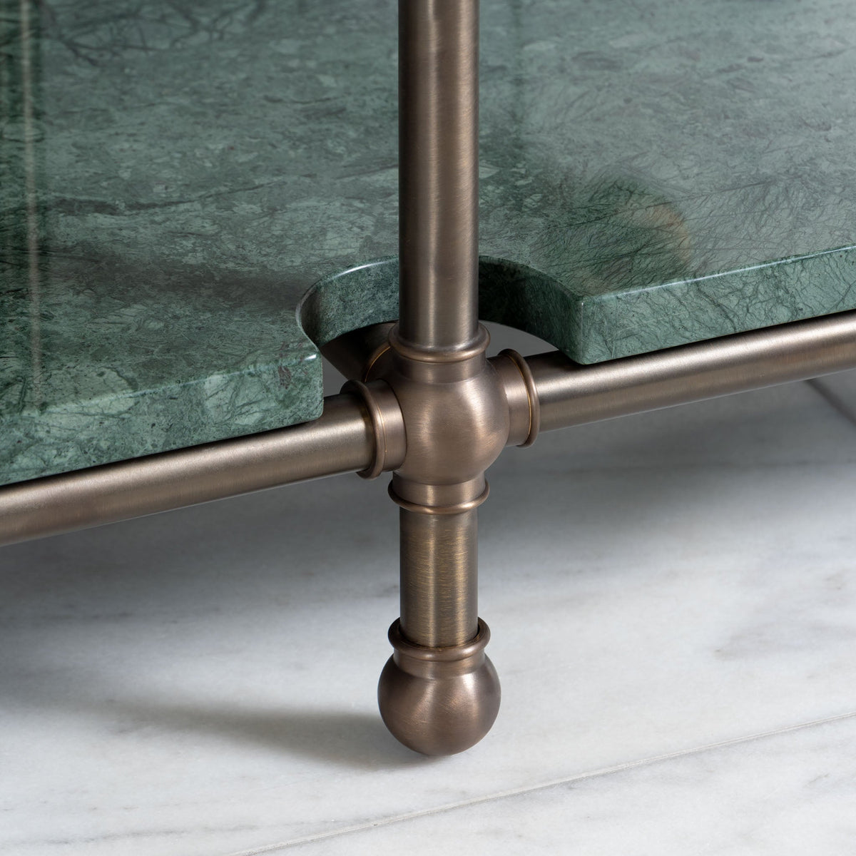 Nevern Double Vanity Suite (Inc. Marble Top, Upstand, Shelf & Basins) - Rutland London (UAE)