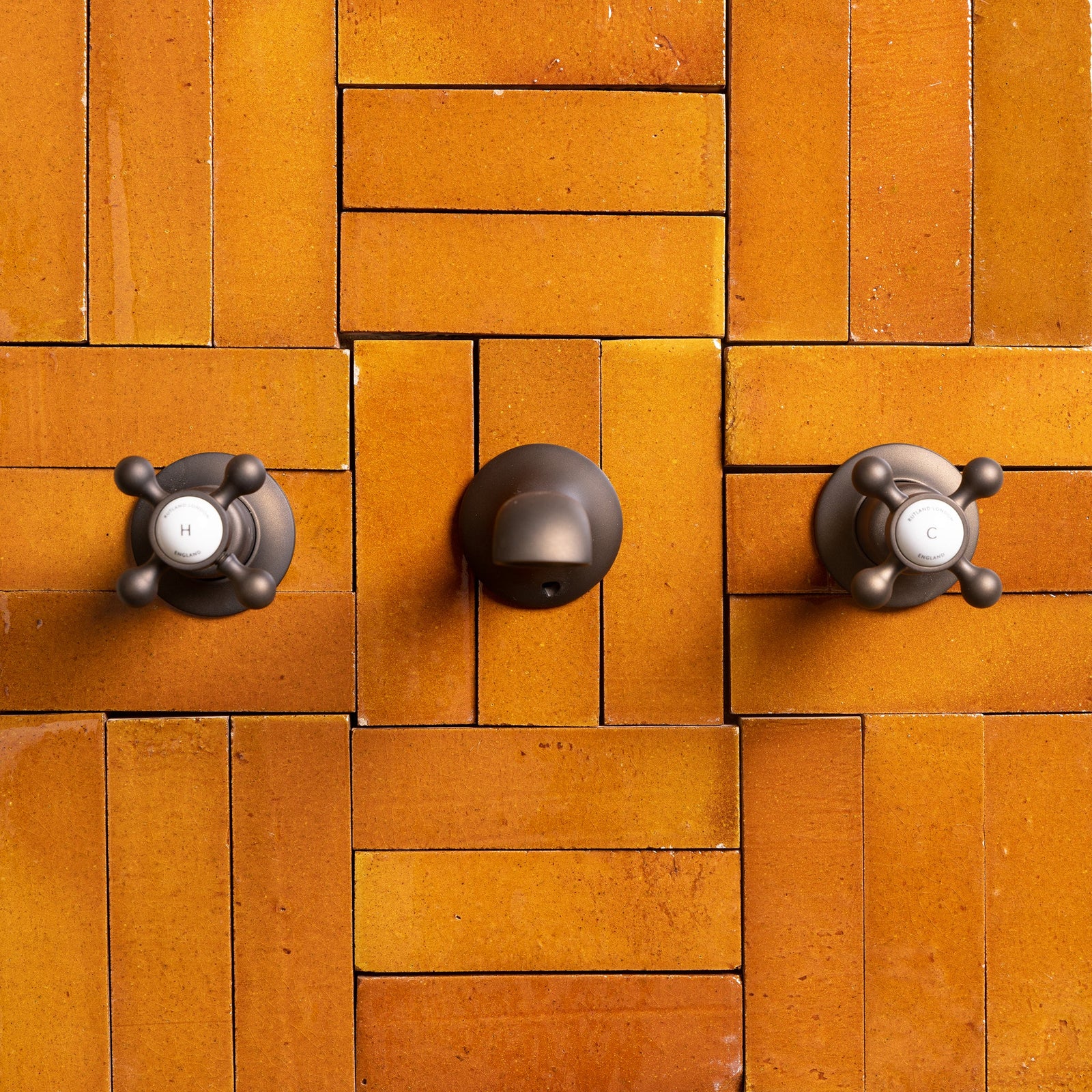 Butterfield Orange Zellige Style Handmade Artisan Wall & Floor Tiles - Rutland London