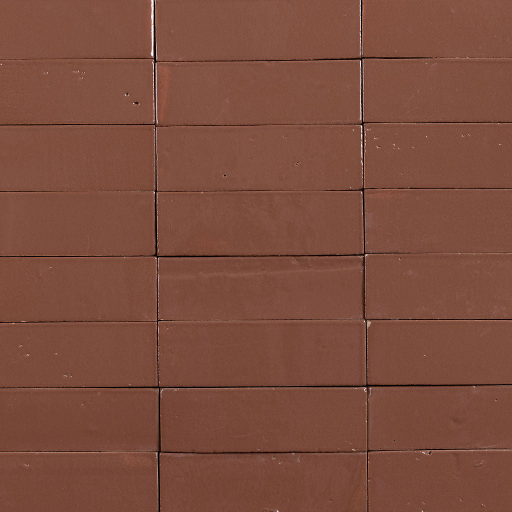 Markham Brown Zellige Style Handmade Artisan Wall & Floor Tiles - Rutland London