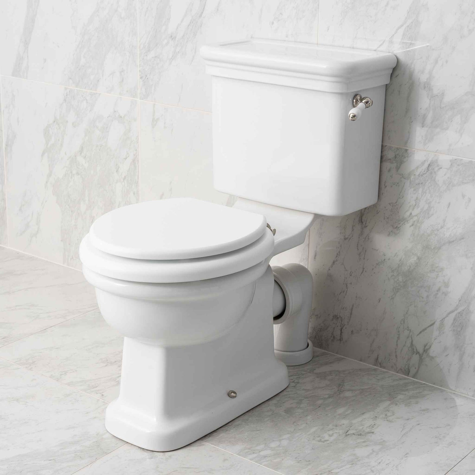 Clapton White Close Coupled WC Suite - Rutland London (UAE)