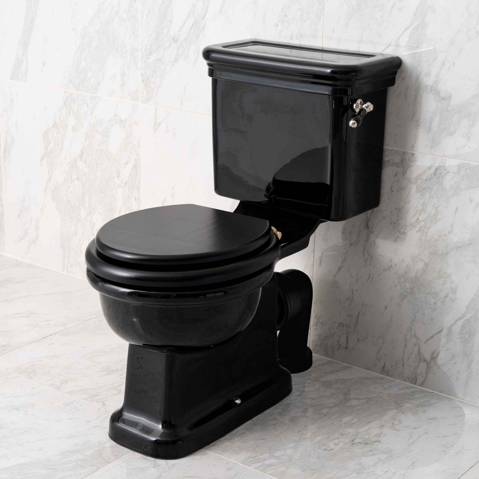 Clapton Black Close Coupled WC Suite - Rutland London (UAE)