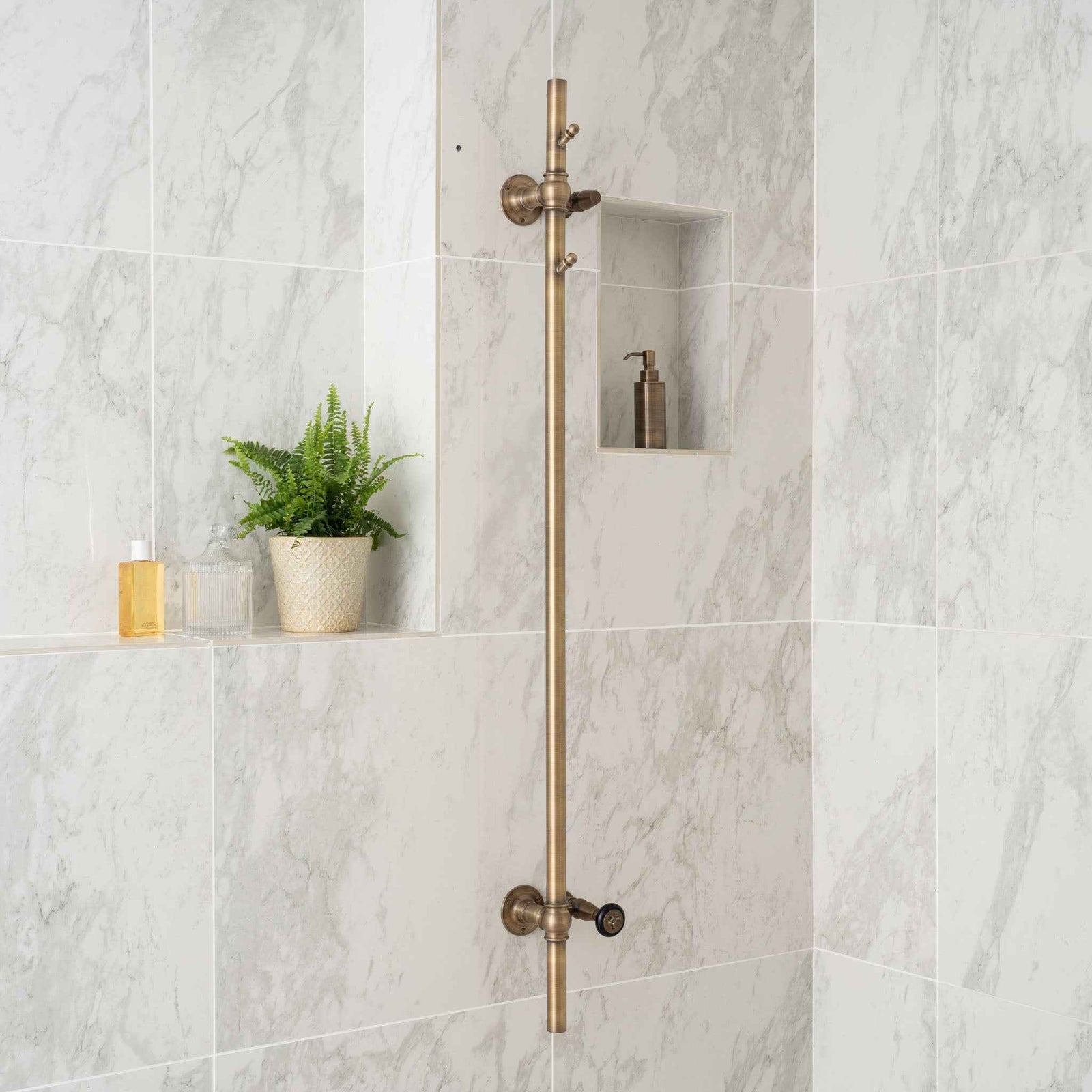 Aubyn Exposed Hot Tree Heated Towel Rail - Rutland London (UAE)