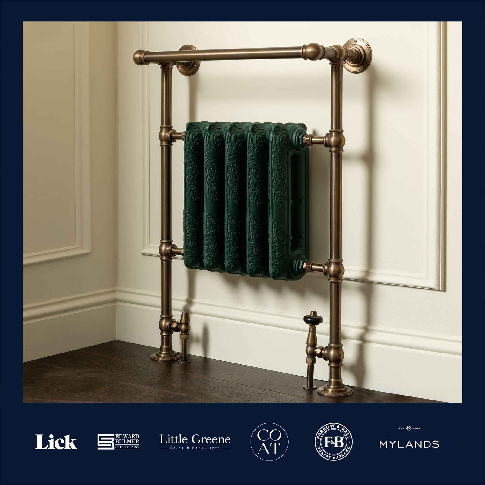 Peabody Heated Towel Rail (Inc. Cast Iron Radiator) - Rutland London (UAE)