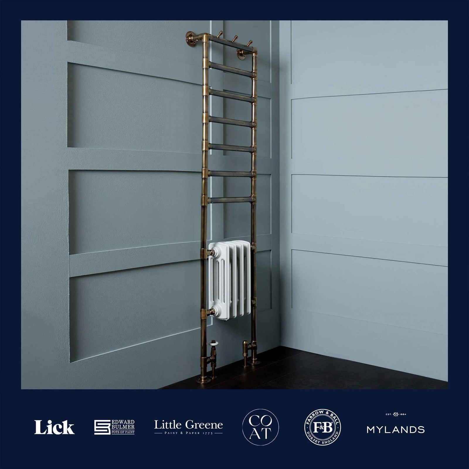 Carlyle Heated Utility Rack (Inc. Cast Iron Radiator) - Rutland London (UAE)