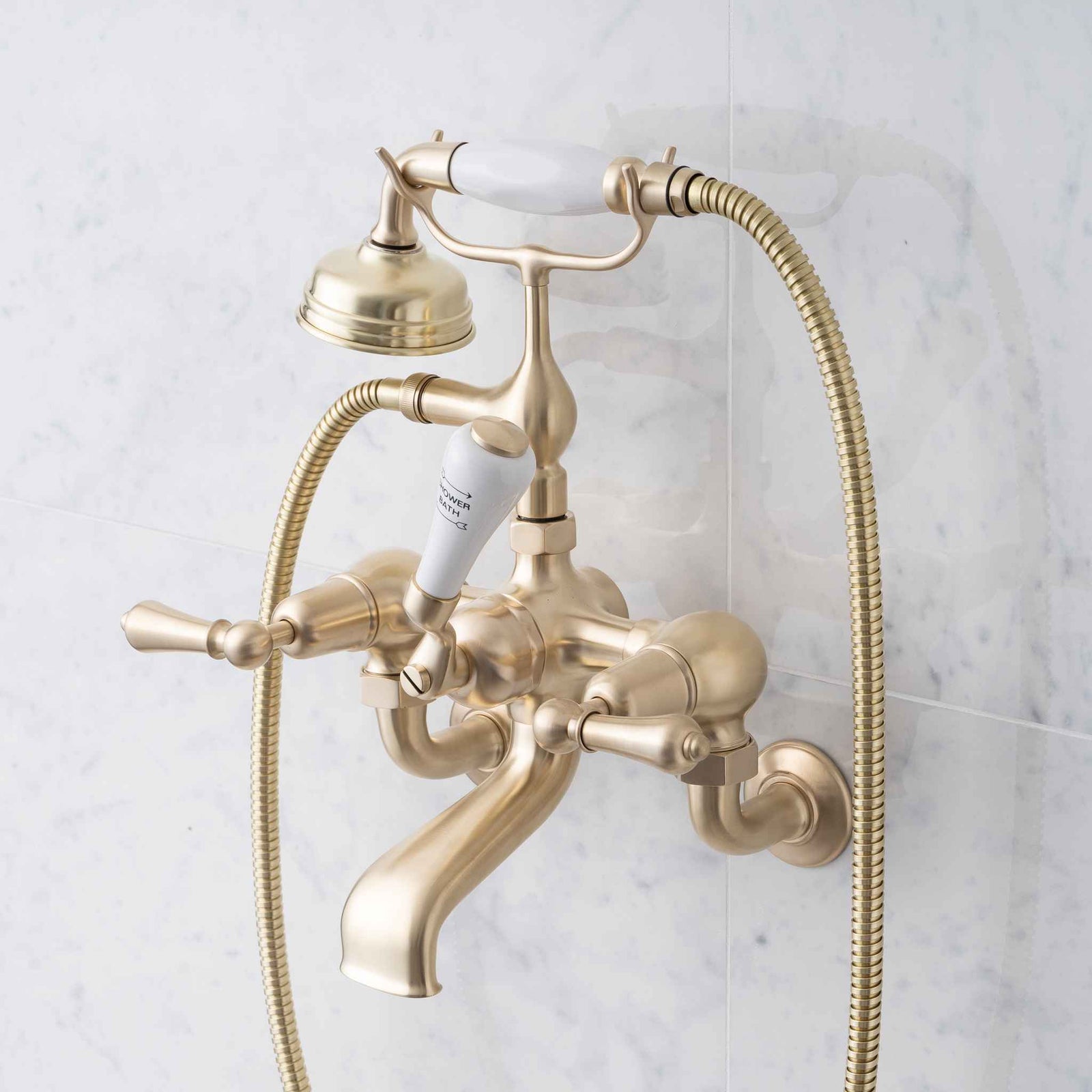 Kemble Metal Lever Bath & Shower Mixer - Rutland London (UAE)