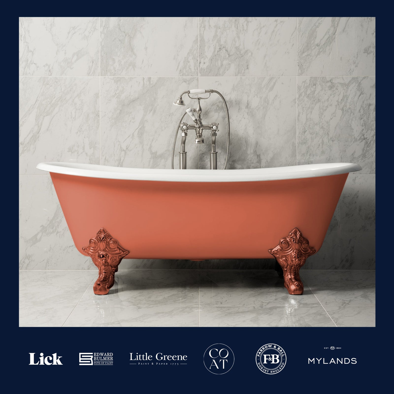 Dolphin Freestanding Cast Iron Bath - Rutland London (UAE)