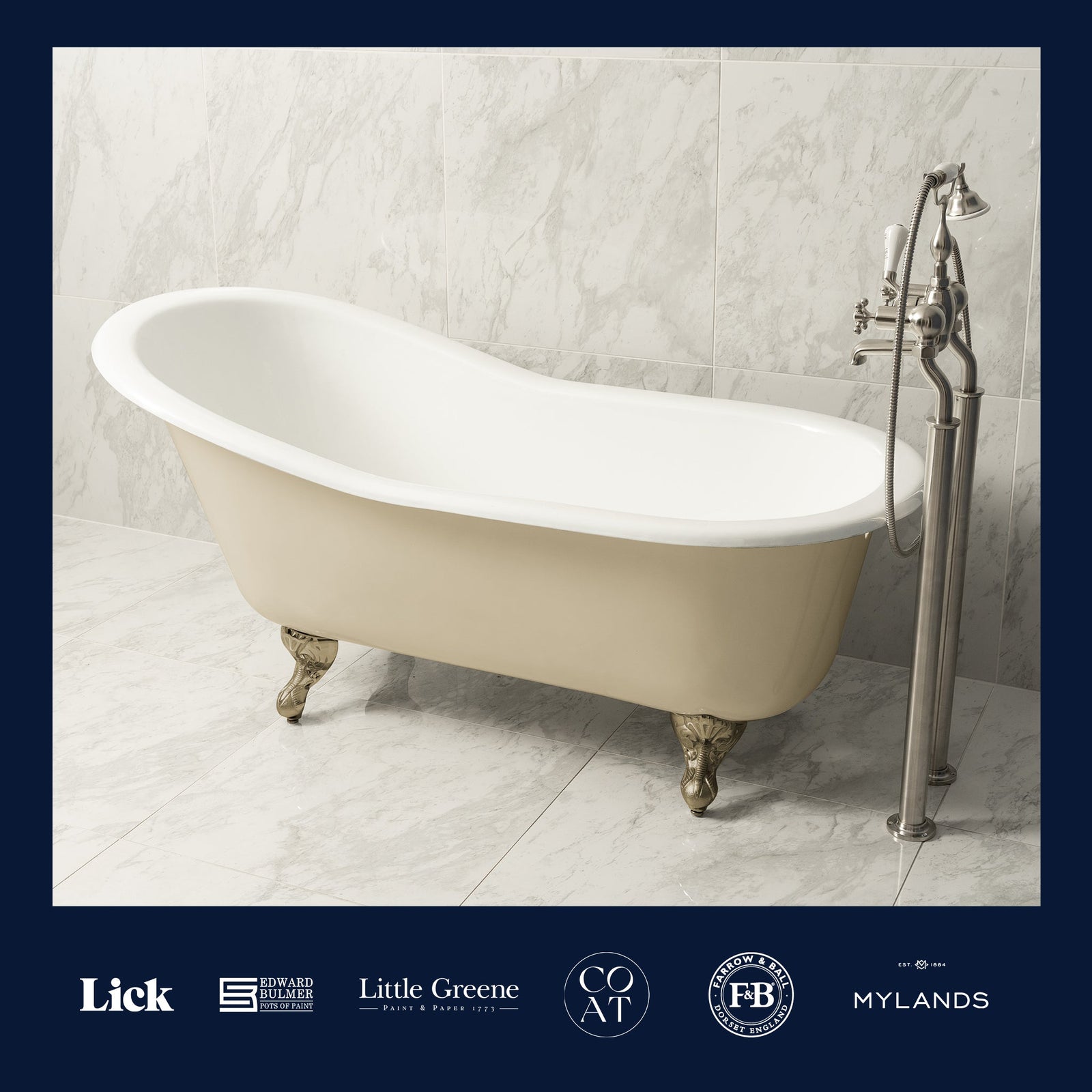 Waterhouse Freestanding Cast Iron Bath - Rutland London (UAE)