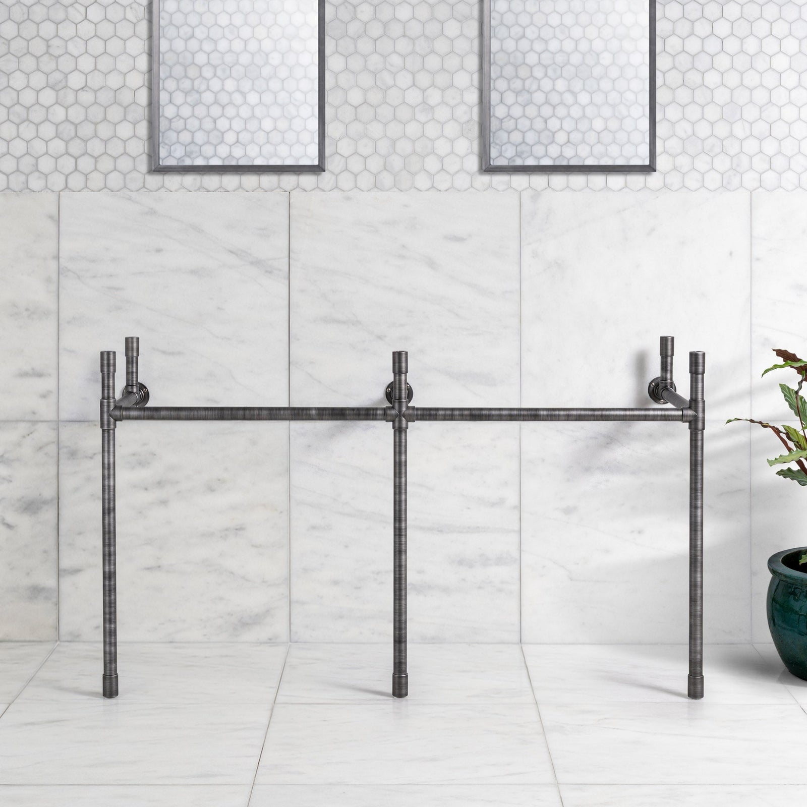 Thornhill Double Vanity Stand (Stand Only - No Top, Upstand or Basins) - Rutland London (UAE)